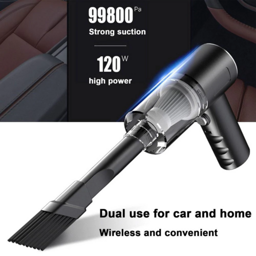 Cordless Mini Vacuum – Sucks Up Car Crumbs, Pet Hair & Desk Mess in Seconds