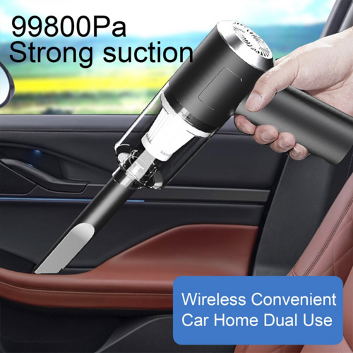 Cordless Mini Vacuum – Sucks Up Car Crumbs, Pet Hair & Desk Mess in Seconds
