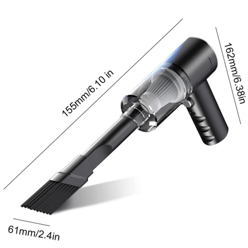 Cordless Mini Vacuum – Sucks Up Car Crumbs, Pet Hair & Desk Mess in Seconds