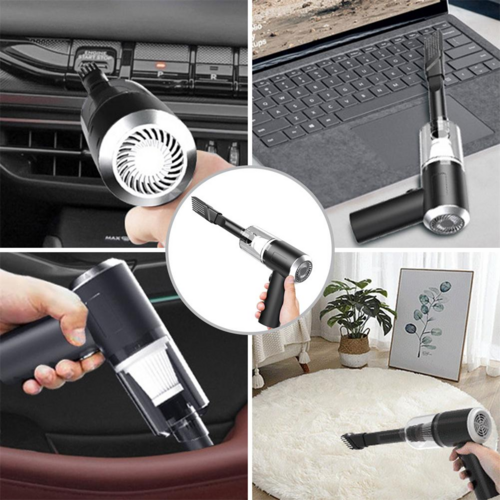 Cordless Mini Vacuum – Sucks Up Car Crumbs, Pet Hair & Desk Mess in Seconds
