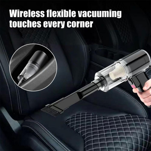 Cordless Mini Vacuum – Sucks Up Car Crumbs, Pet Hair & Desk Mess in Seconds